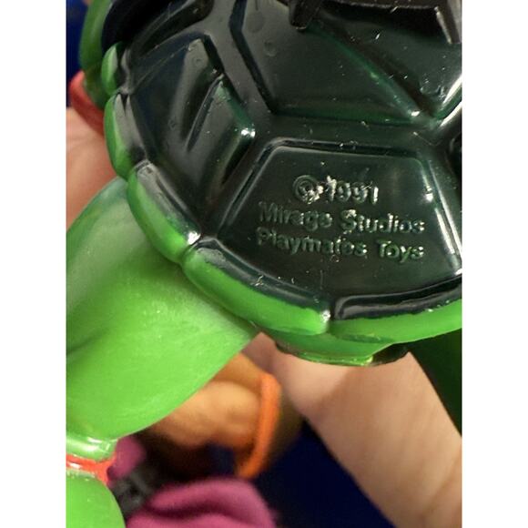 Vintage 1988–1990 TMNT Action Figure Lot Thermos Lunchbox – Playmates - Picture 12 of 16